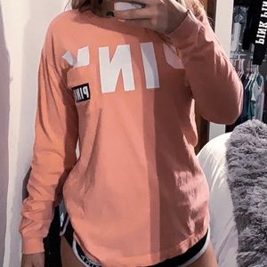 2/$30❤️PINK boyfriend cut long sleeve